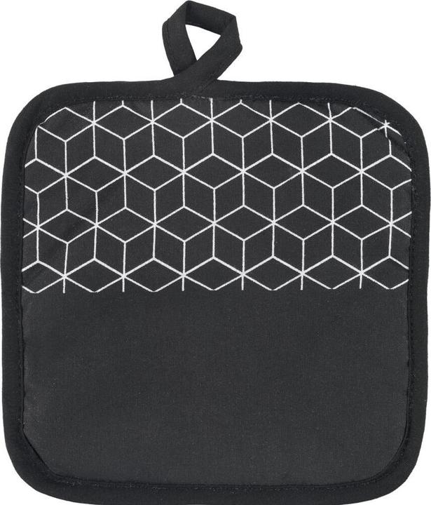 Metaltex Topflappen schwarz 2er Set (Baumwolle, Polyester)