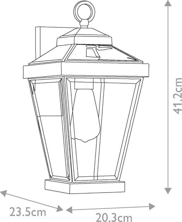 Produktbild Elstead Lighting Ravine Aussen-Wandleuchte E27 41cm Westliche Bronze IP44 (E27, IP44)
