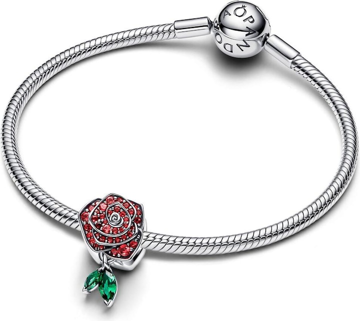 Produktbild Pandora Sparkling Rose in Bloom Charm (Sterling Silber 925)