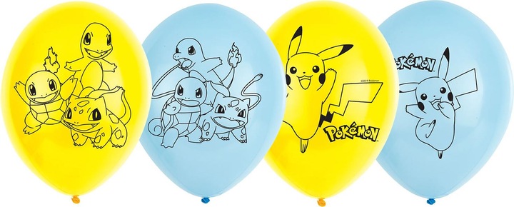 Actual product image Sombo Pokemon Balloons