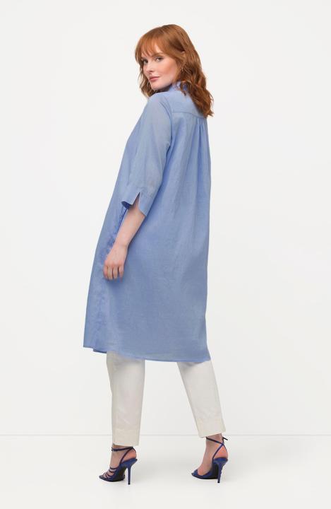 Actual product image Ulla Popken Extra Long 3/4 Sleeve Shirt Dress (42, 44)