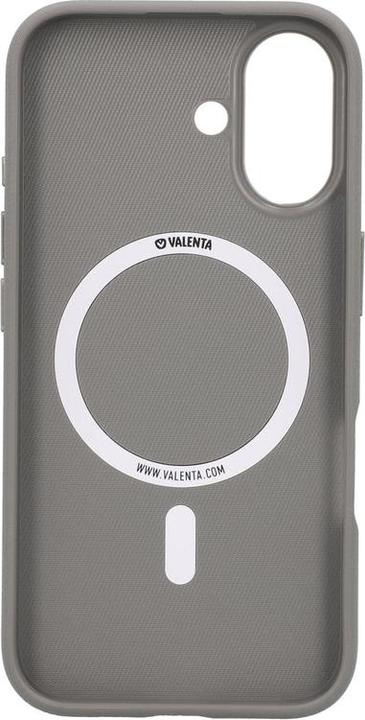 Actual product image Valenta Back Cover Magsafe Style iPhone 16 Grau, Grundfarbe (Apple iPhone 16)