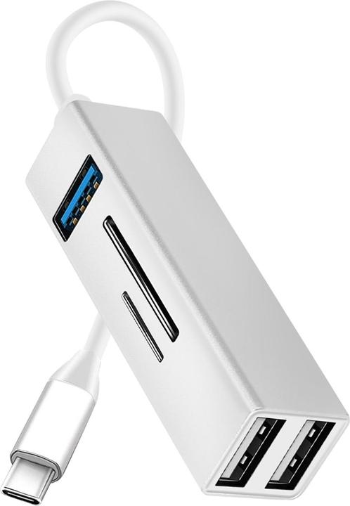 Actual product image Avizar 3x USB ports + SD-/Micro-SD card reader (USB-C, 3 Ports)