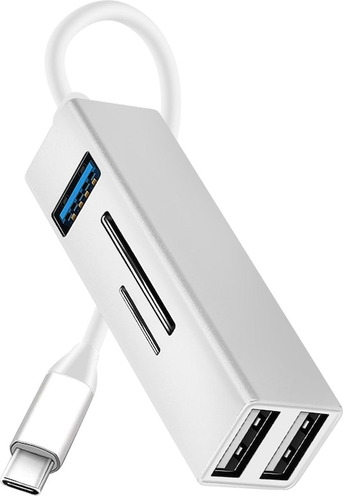 Produktbild Avizar 3x USB-Anschlüsse + SD-/Micro-SD Kartenleser (USB-C, 3 Ports)