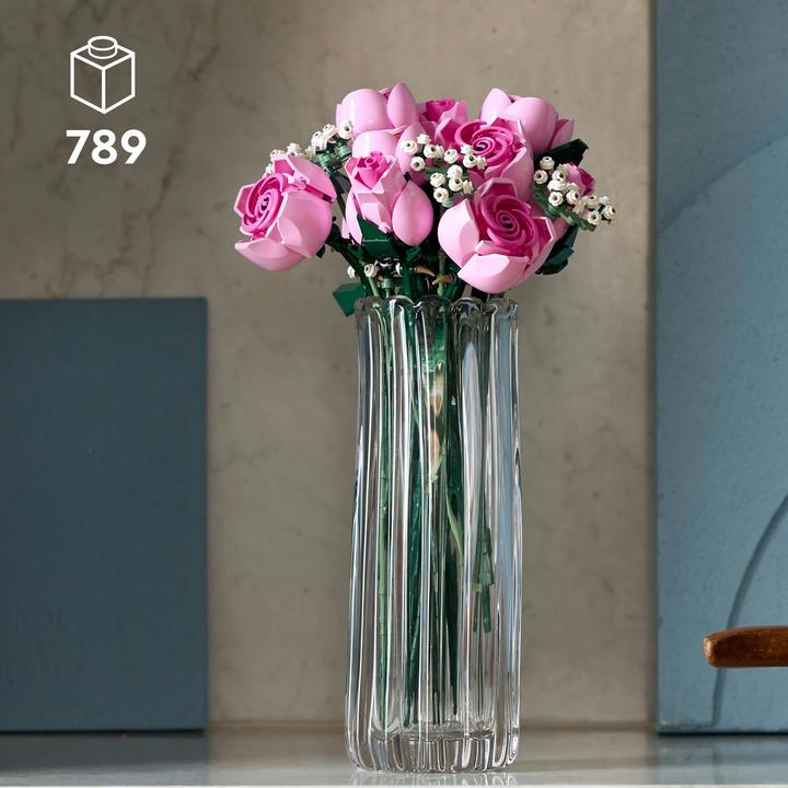 Image du produit LEGO Bouquet de roses roses (10374, LEGO Botanical)