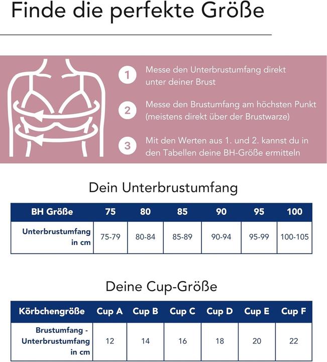 Produktbild Susa Comfort Plus Topsy BH ohne Bügel (Einzelpack, 100 B)