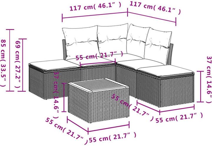 Produktbild vidaXL Laura