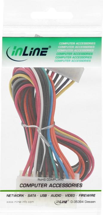 Produktbild InLine Strom Verlängerung intern (30 cm)