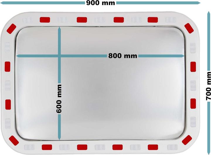 Immagine prodotto Wiltec Specchietti per il traffico (70 x 90 cm)