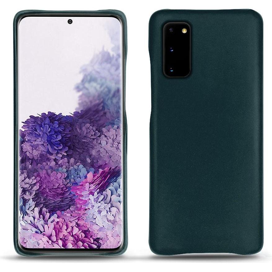 Noreve Lederschutzhülle (Samsung Galaxy S20), Smartphone Hülle, Blau