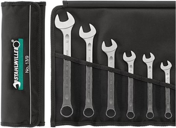 Actual product image Stahlwille 7-pcs open-end wrench set OPEN-BOX (7 mm, 8 mm, 10 mm, 13 mm, 17 mm, 19 mm)