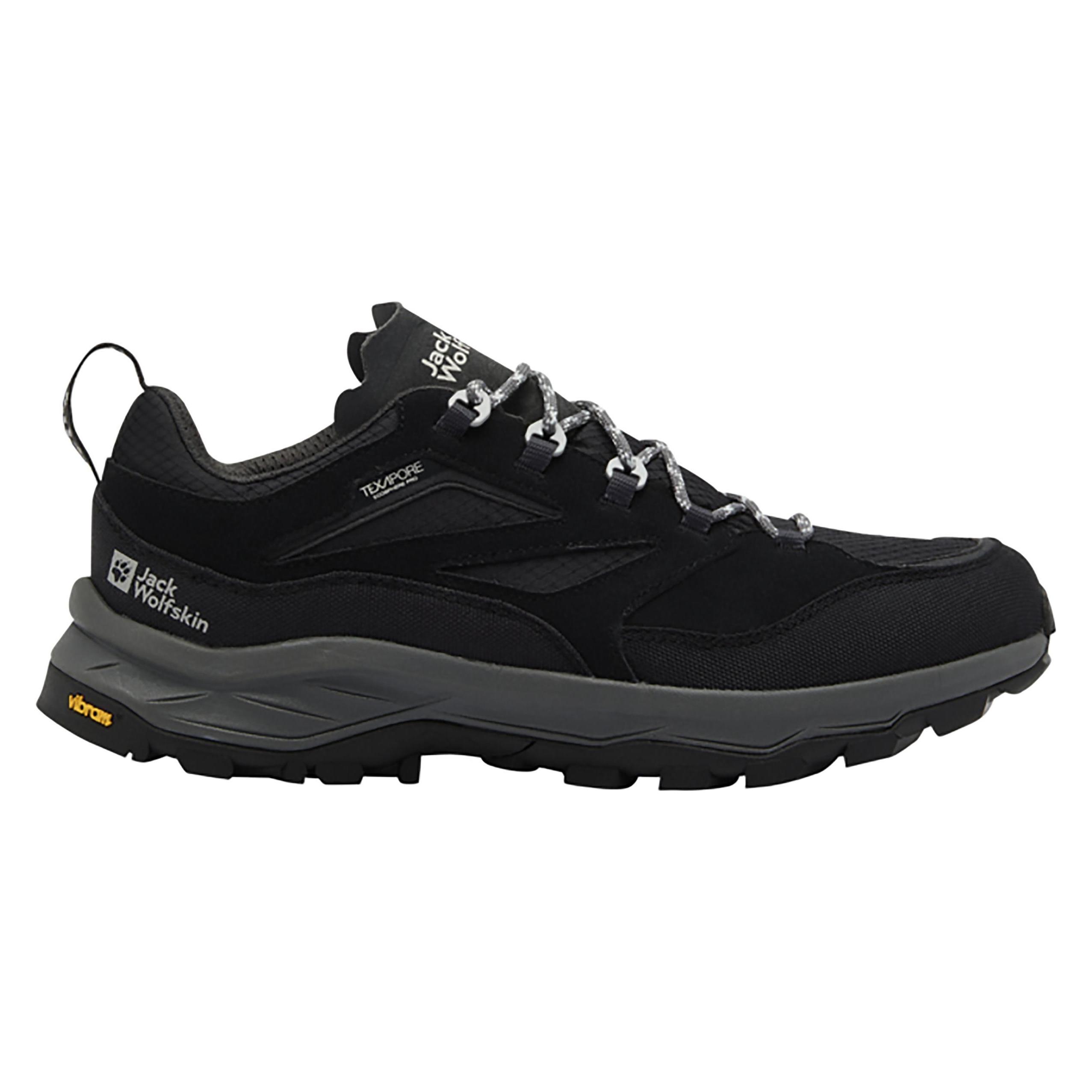 Jack Wolfskin, Herren, Wanderschuhe, Cyrox Texapore Low (42), Schwarz