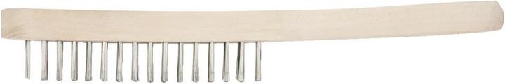 Productafbeelding KS Tools Roestvrijstalen handdraadborstel 3-rijig. 290mm 201.2310 (29 cm)