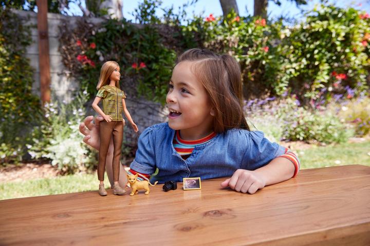 Actual product image Barbie Photojournalist doll