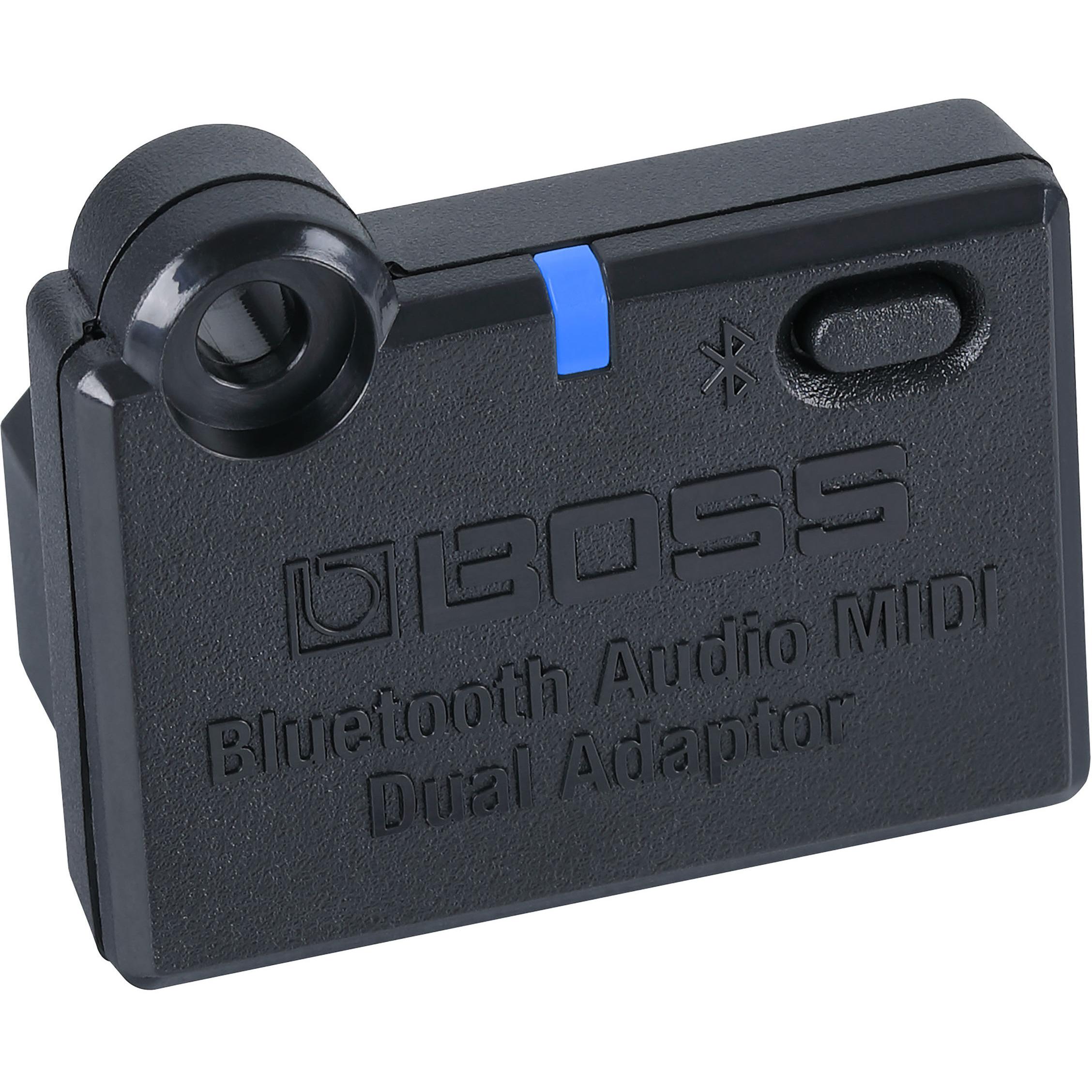 BOSS (Electronics) BT-DUAL Adattatore doppio audio MIDI Bluetooth, Adattatore audio Bluetooth, Nero