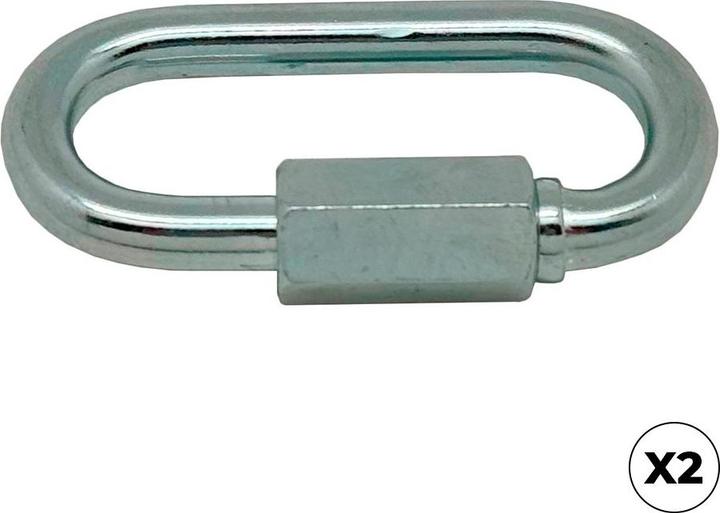 Produktbild EDM Esl01 quick link, galvanized steel, 5 mm. 2 units