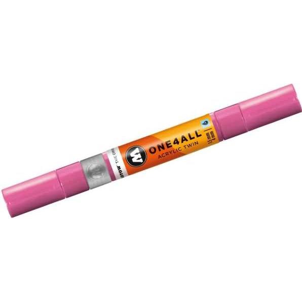 Thumbnail - Molotow, Marker, Marqueur pour Maquettes - One4All Twin - Acrylique Rose Fushia - 1,5/4mm - -231 - 15 cm (fuchsiapink, 4...