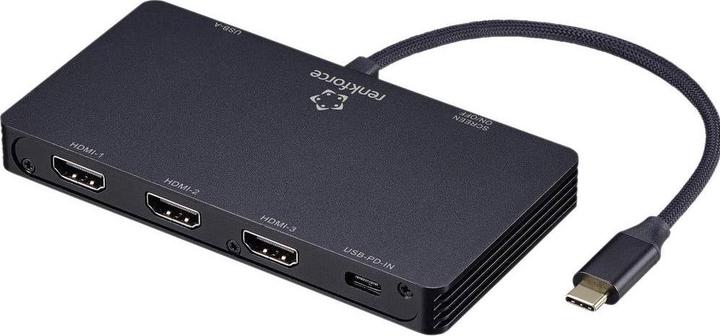 Immagine prodotto Renkforce USB-C® Dockingstation RF-USBHA-550 Passend für Marke Dockingstations: (USB-C, 5 porte)