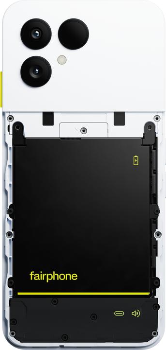 Produktbild Fairphone (Gen. 6) (256 GB, Cloud White, 6.31", SIM + eSIM, 5G)