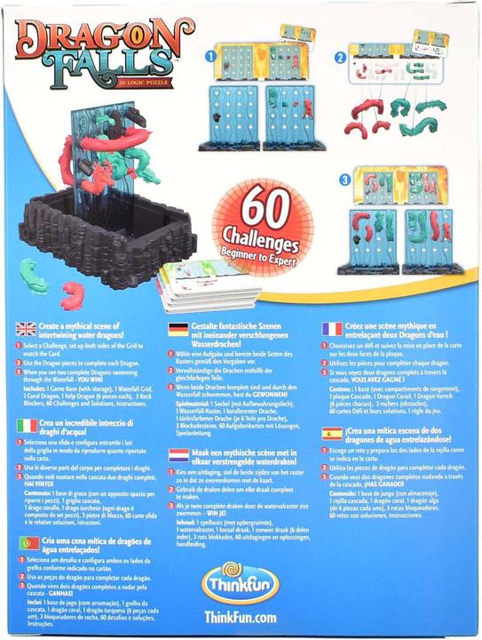 Immagine prodotto Thinkfun Dragon Falls EN/DE/FR/NL/IT/ES/PT (Francese, Italiano, Tedesco, 1 - 5 Giocatori)