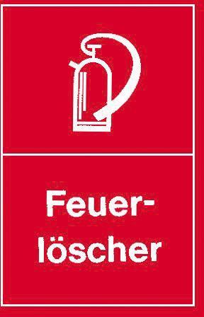 Magni Warnschild 250x150mm Feuerlöscher