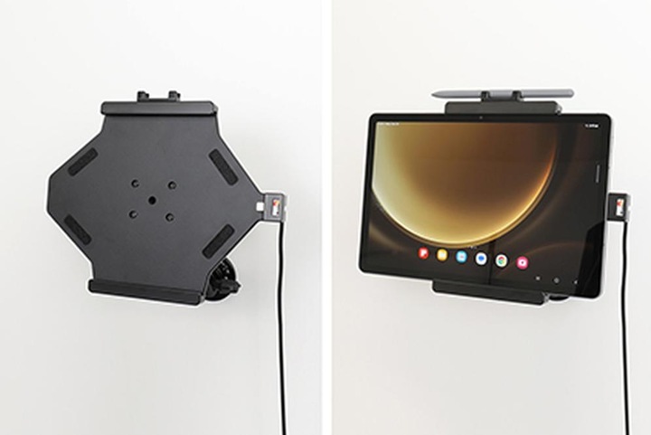 Produktbild Brodit Halter Aktiv, mit Festanschluss, 12/24V, für SAMSUNG Galaxy Tab S9 FE