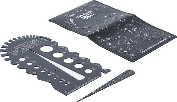 Produktbild BGS Schrauben- und Gewindeschablone | Zollgrössen | 1/4 - 2"