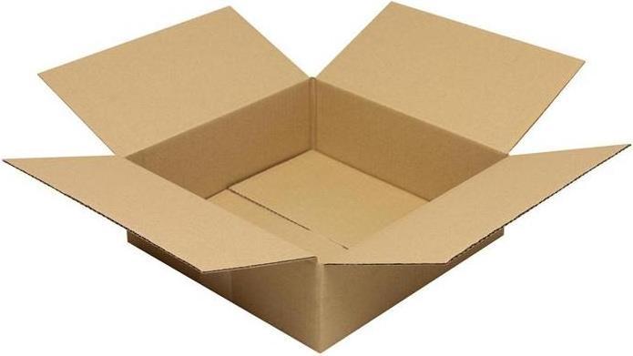 Actual product image Transpak Folding carton 1-wall height creasing dimensions 300x300x100mm quality 1.20 B brown brown (25x)