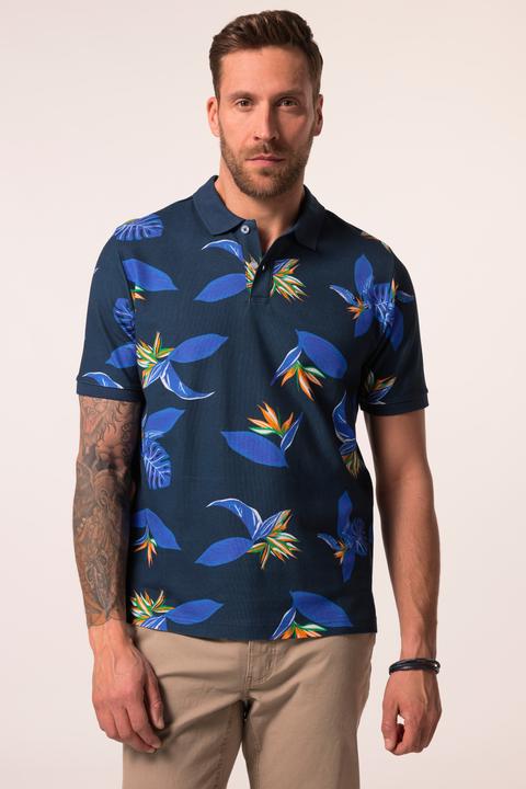 Produktbild JP1880 Poloshirt, Halbarm, Piqué, Alloverprint (3XL)
