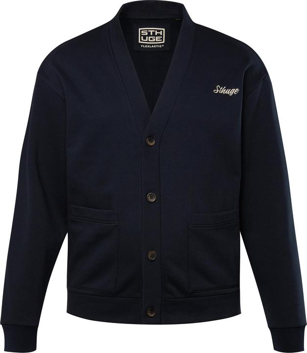 Produktbild Sthuge Sweatjacke, V-Ausschnitt, Brust-Stickerei (3XL)