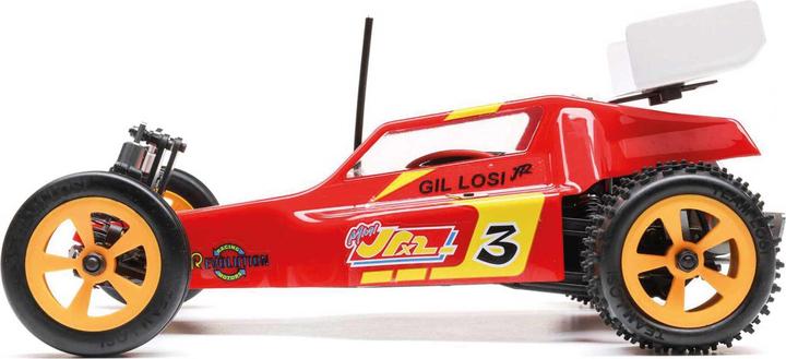 Actual product image Losi Mini JRX2 Electric Brushed Buggy 2WD 1:16 RTR Red (RTR Ready-to-Run)