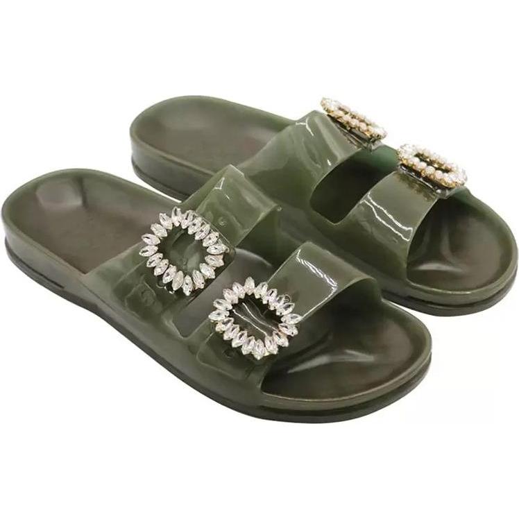Cacatoès, Damen, Sandalen, Anjo Glitter, Braun, (40)