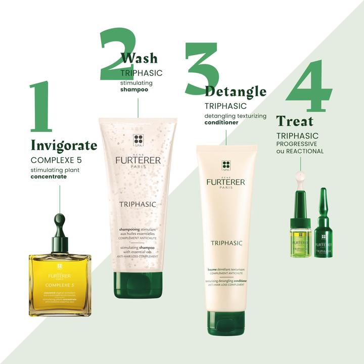 Produktbild Rene Furterer Triphasic Shampoo bei Haarausfall (Flüssiges Shampoo, 600 ml)
