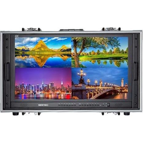 Seetec monitor 4K280-9HSD-CO Monitor da trasporto da 28 pollici (28", 4K), Monitor video, Nero