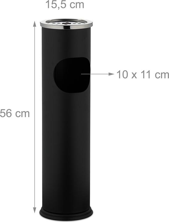 Actual product image Relaxdays Outdoor ashtray