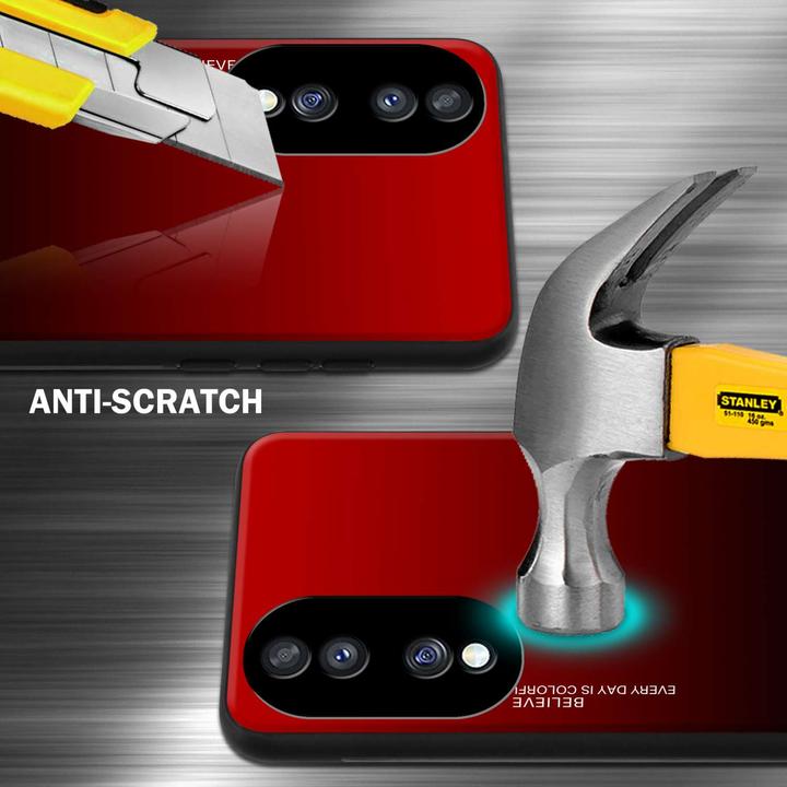 Image du produit Cadorabo Coque pour Honor 70 TPU 2 Farben Glas (LG F70)