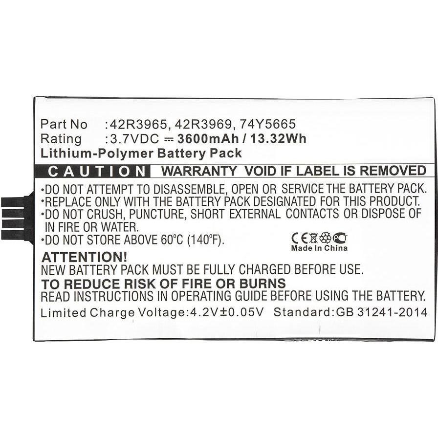 CoreParts Battery for RAID Controller (1 Zellen, 3600 mAh), Notebook Akku, Schwarz