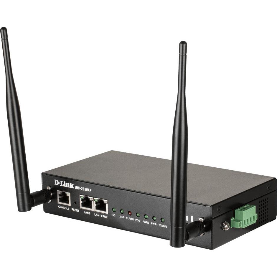 D-Link DIS-2650AP WLAN Access Point 1200 Mbit/s Schwarz Power over Ethernet (PoE), Access Point