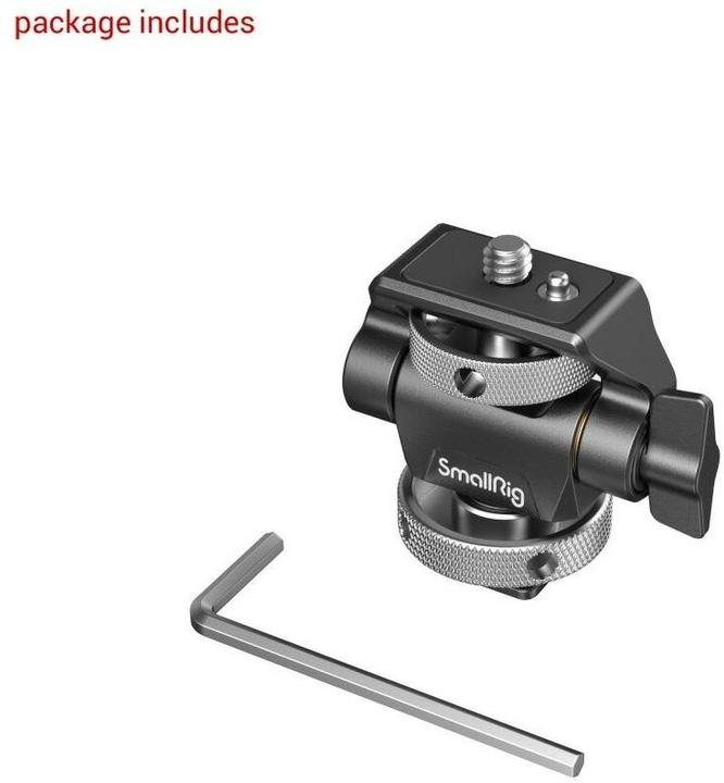 Productafbeelding SmallRig Draai- en kantelbare monitorbeugel met Cold Shoe Mount 2905 (Accessoires voor de monitor)