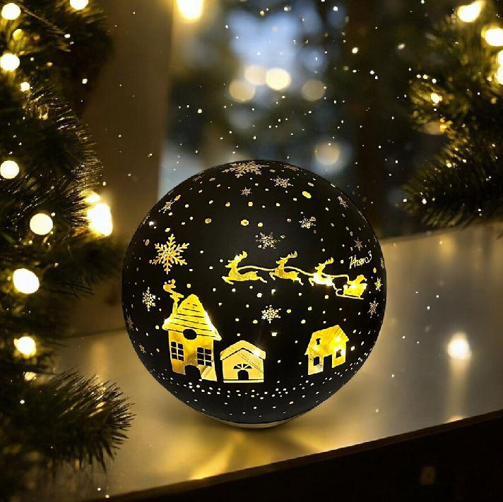 Produktbild GuGus LED Glas Kugel schwarz