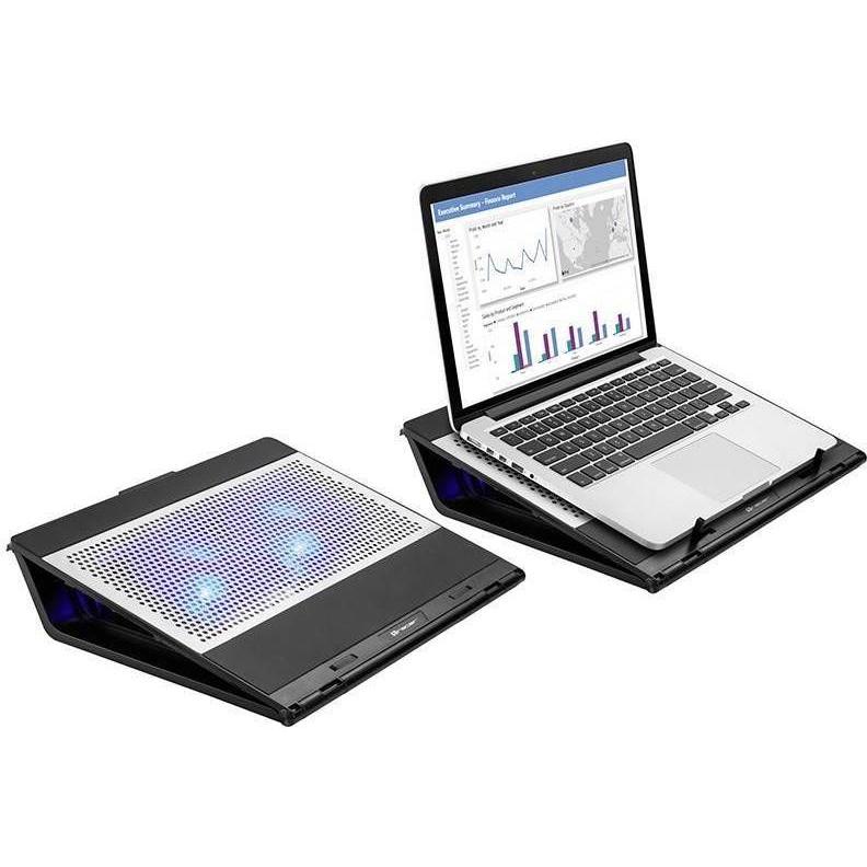 Tracer Officer 17inch cooling station, Notebook Ständer, Silber, Schwarz