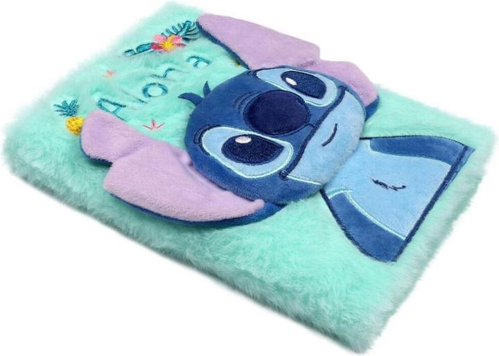Image du produit Kids Licensing Disney Stitch Secret diary 3D soft toy (A5, Couverture souple)