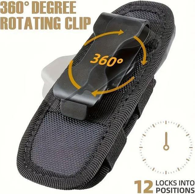 Actual product image Dema Taschenlampe Holster Taschenlampenholster Nylon