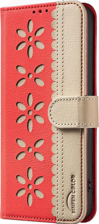 Actual product image Binfen Color Galaxy S25 FE - BINFEN Ledertasche Floral (Samsung Galaxy S25 FE)