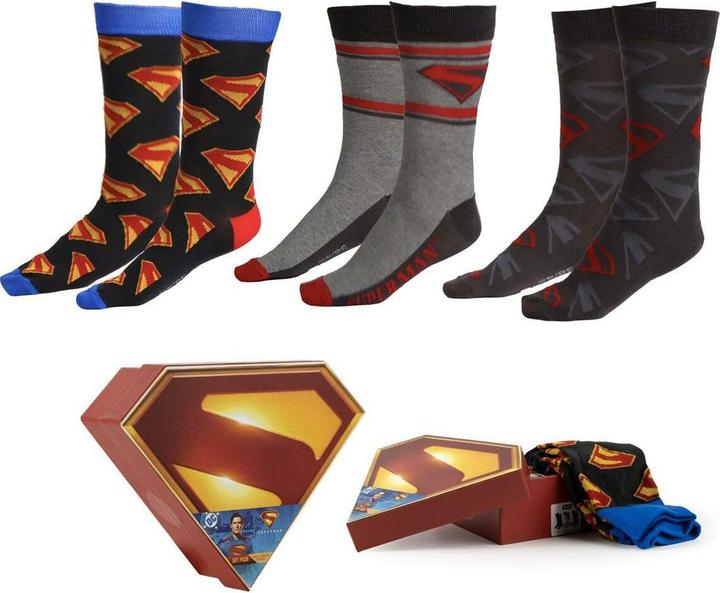Produktbild Cerdá DC Comics Socken 3er-Pack Superman 38-45 (3er Pack, 38 - 45)
