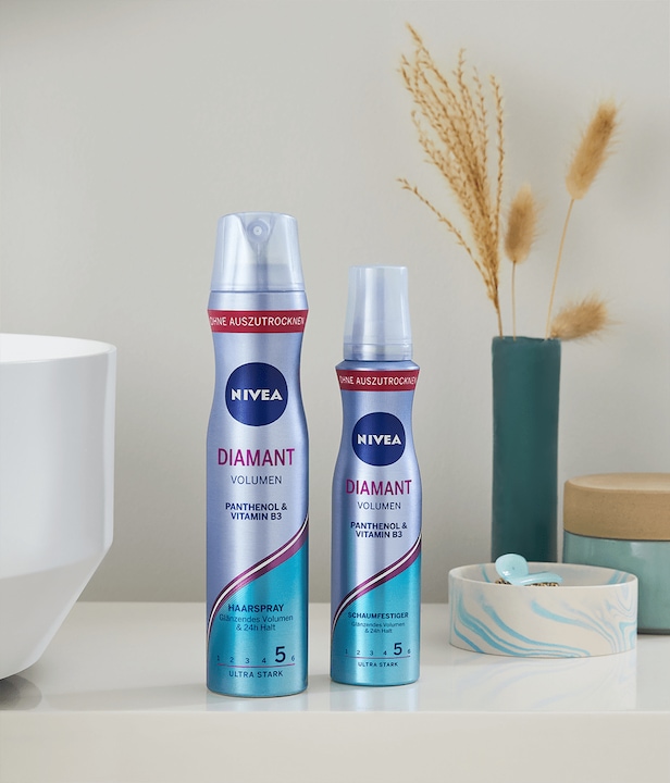 Actual product image NIVEA Diamant Volumen Schaumfestiger (150 ml, Volume foam)
