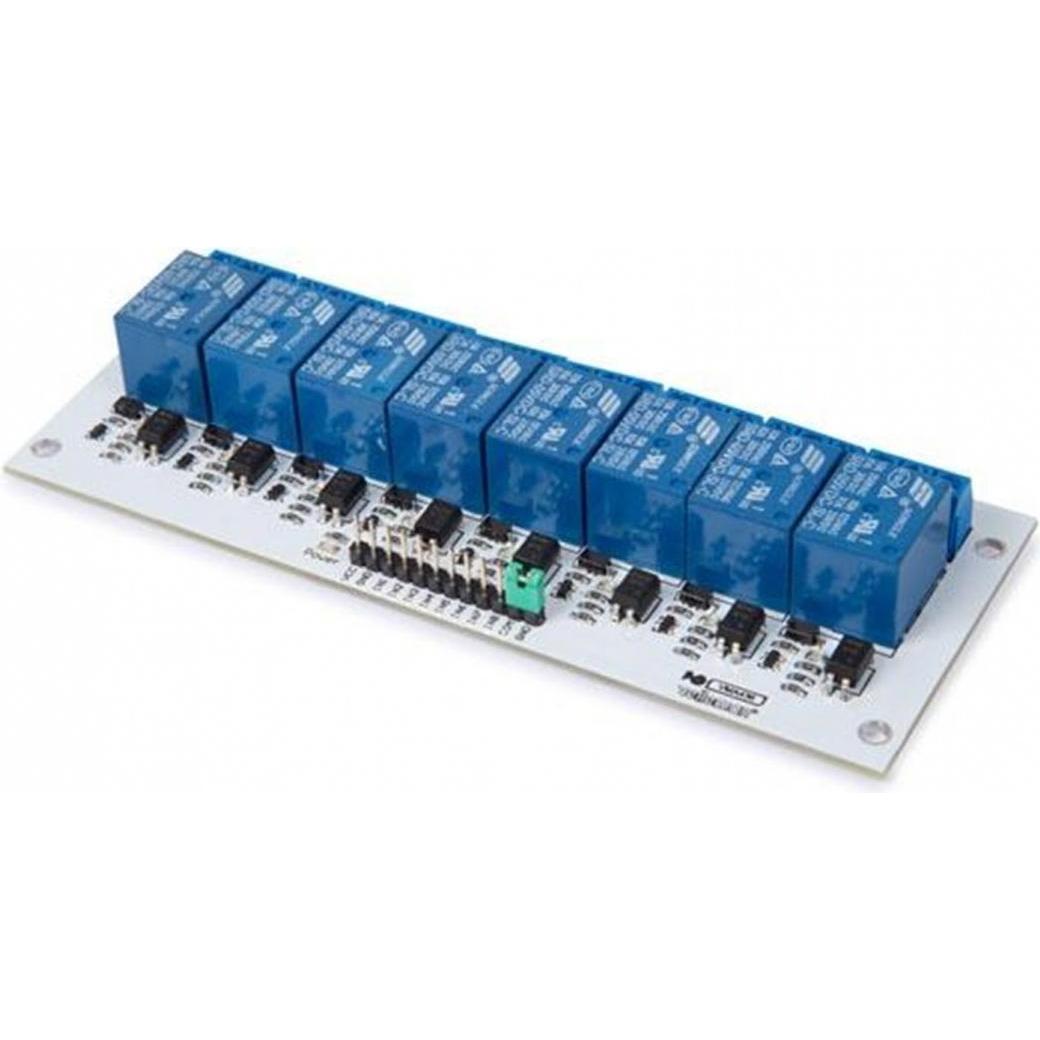 Thumbnail - Whadda Relaismodul 8 CH, Entwicklungsboard Zubehör, Blau, Weiss