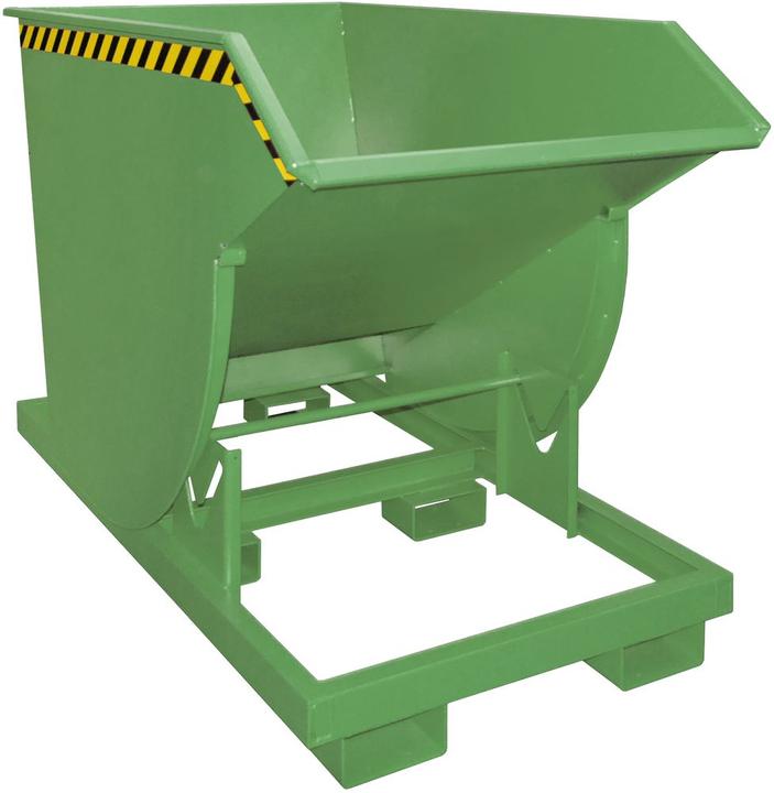 Image du produit eurokraft pro Benne basculante, modèle étroit (1000 l)