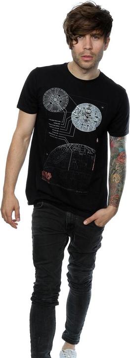 Produktbild Star Wars Death Star Plans TShirt (S)