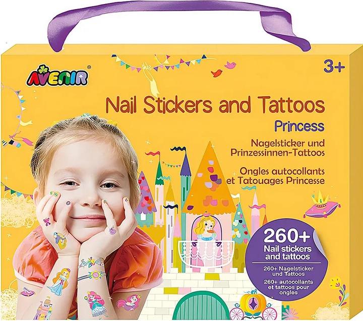 Produktbild Avenir Nagelsticker Tattoos Prinzessin